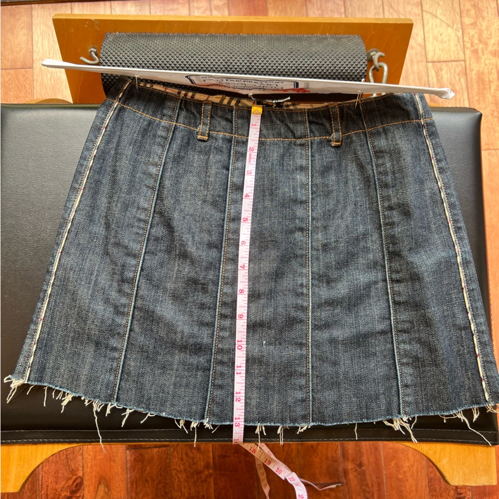Burberry Denim Skirt